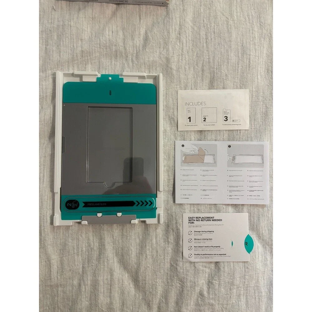 ESR Tempered Glass Screen Protector for iPad Tablet Open Box 1 Protector